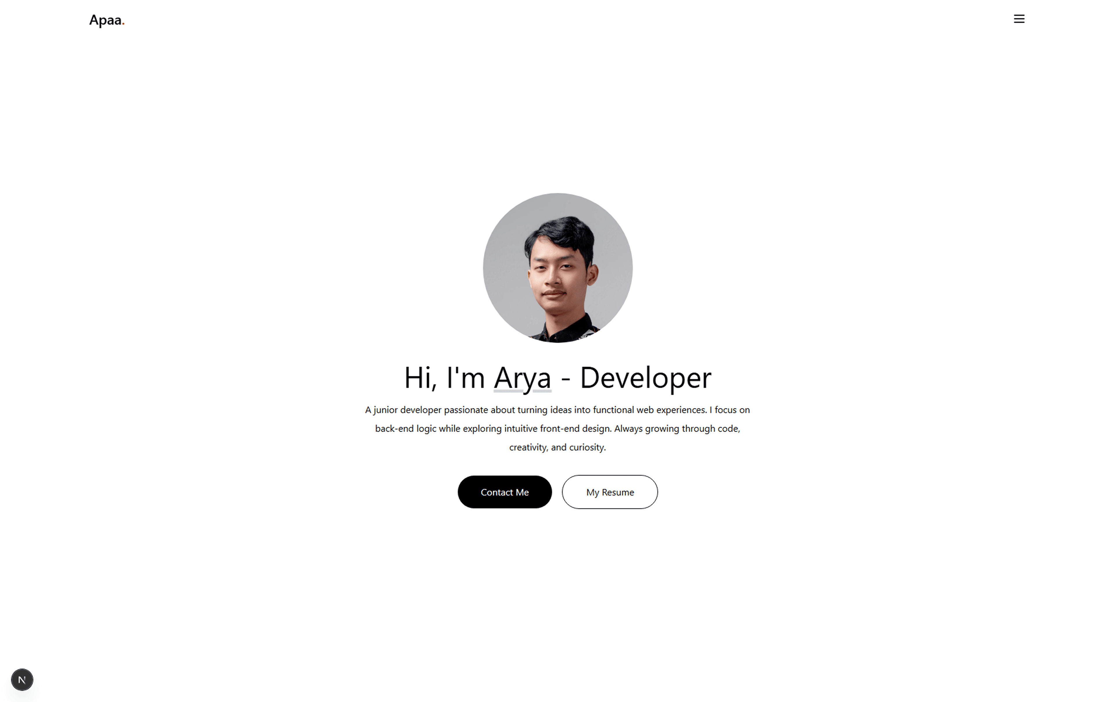 Portofolio Website